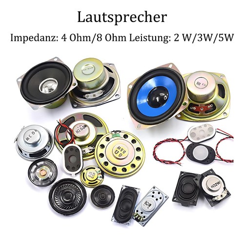 4ohm 8ohm 5w - 8ohm, 3w
